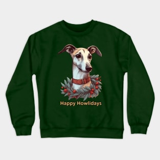 Happy Howlidays Greyhound Crewneck Sweatshirt